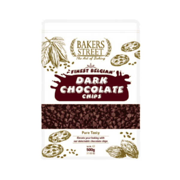 Bakers Street Dark Chocolate Chips 500g