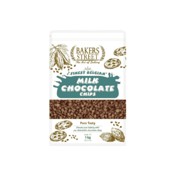 Bakers Street Milk Chocolate Chips 1Kg