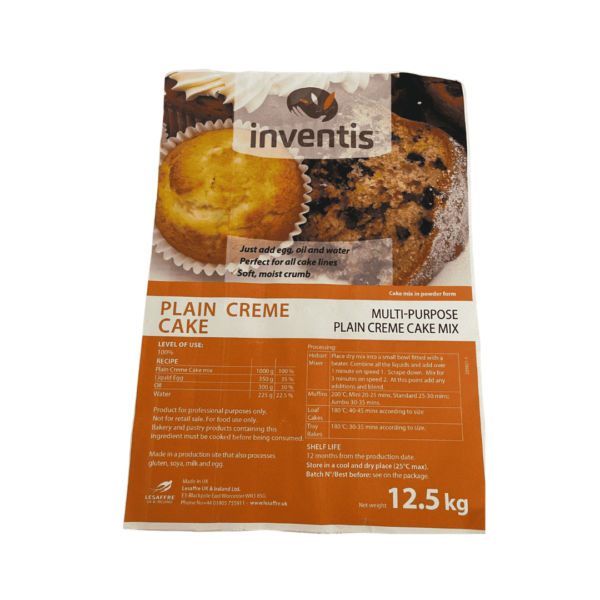 Inventis Cream Cake Mix 12.5Kg