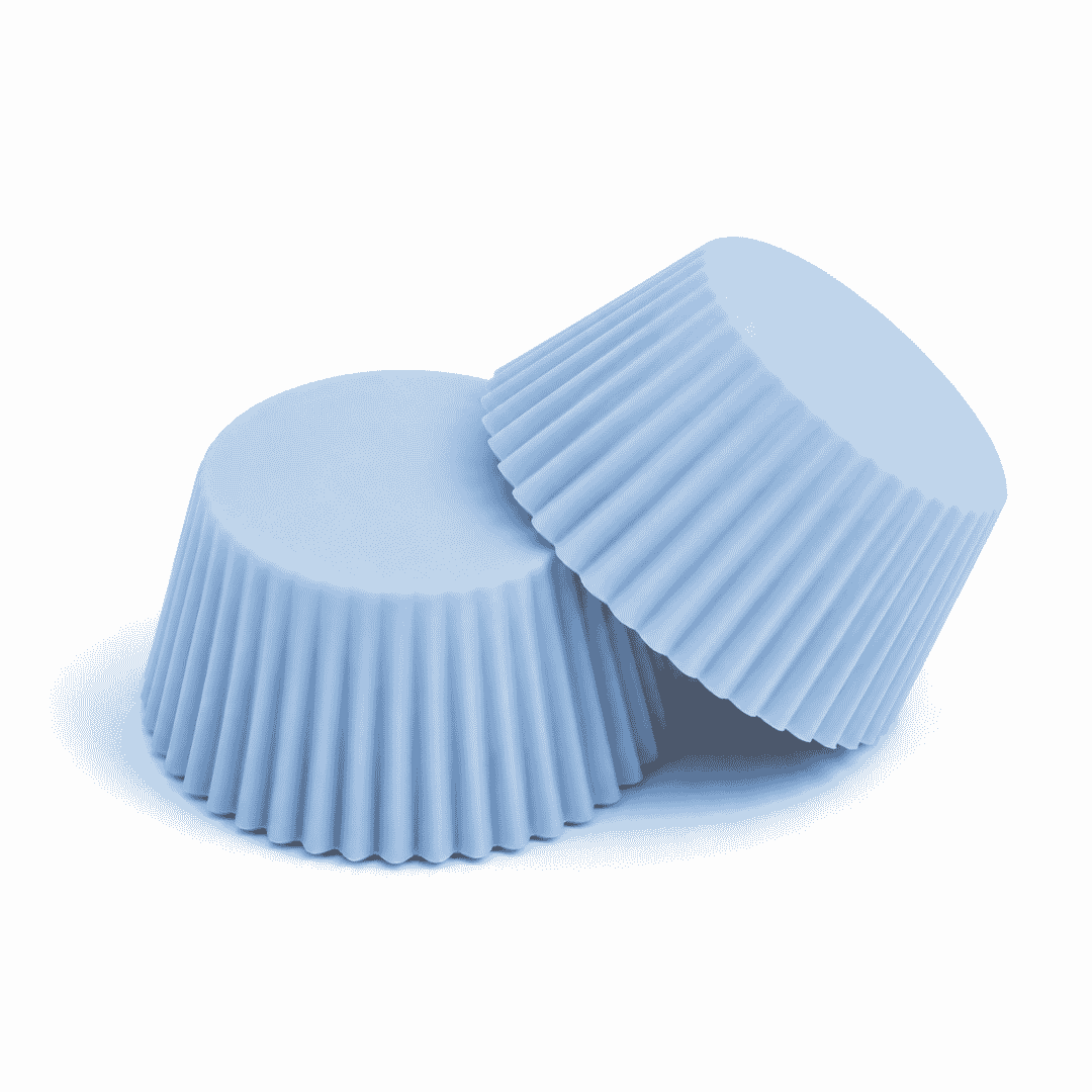 Muffin Cases Blue