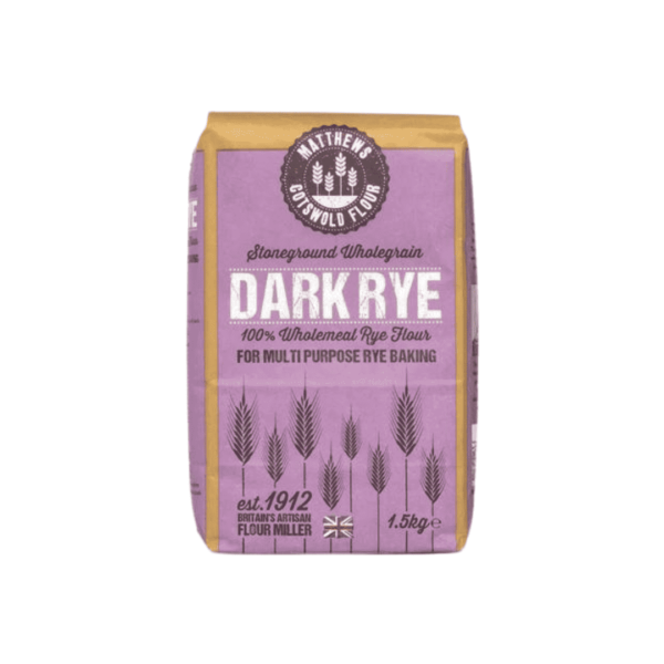 Matthews Wholegrain Dark Rye Flour 1.5Kg