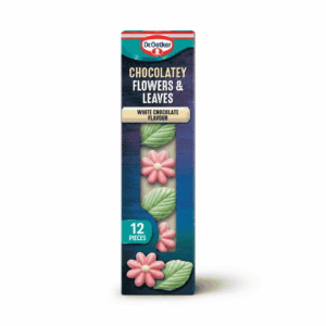 Dr Oetker 11 White Chocolate Flowers & Leaves