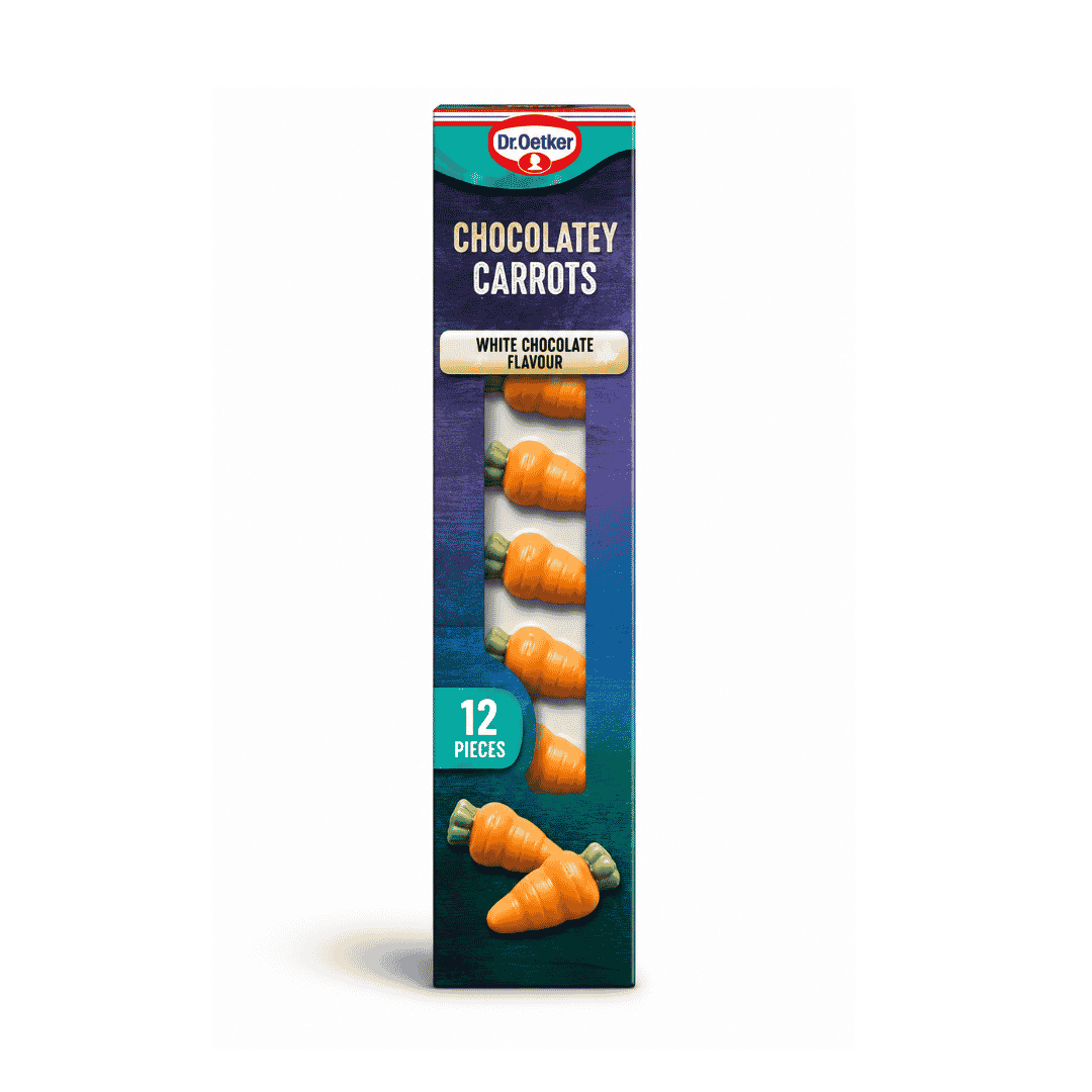 Dr Oetker 12 White Chocolatey Flavoured Carrots