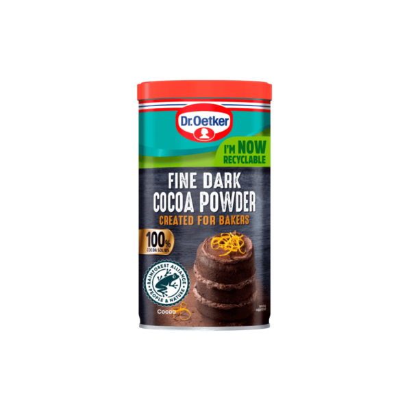 Dr Oetker Fine Dark Cocoa Powder Tub 190g