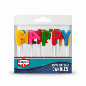 Dr Oetker Happy Birthday Candles