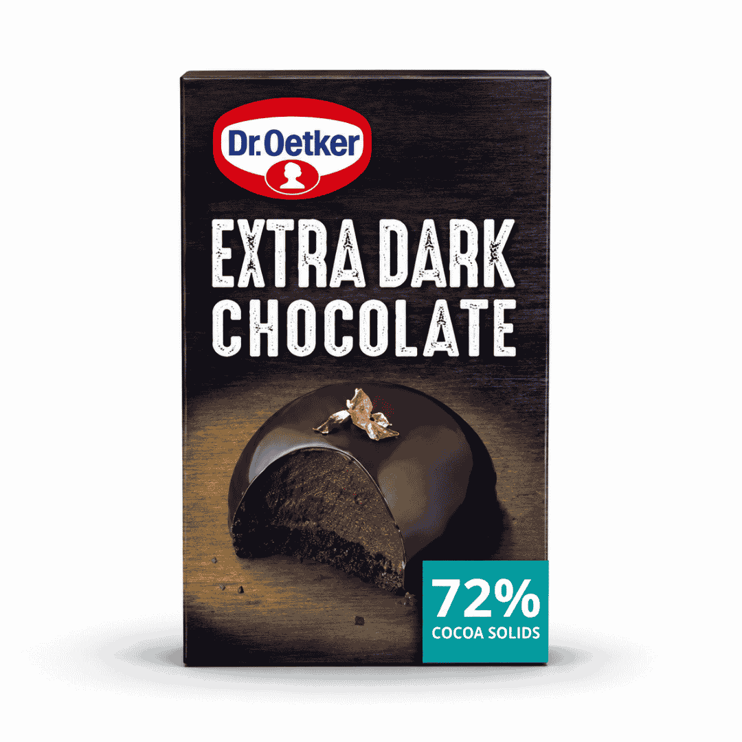 Dr. Oetker Extra Dark Chocolate 72%