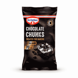 Dr. Oetker Extra Dark Chocolate Chunks