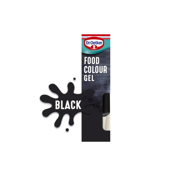 Dr. Oetker Extra Strong Black Food Colour Gel 15g