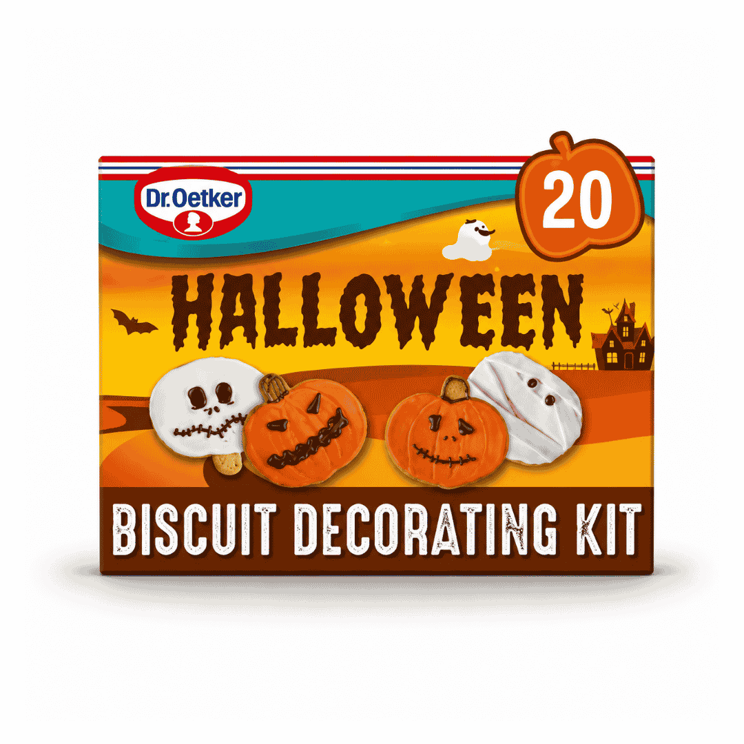 Dr. Oetker Halloween Pumpkin & Skull Biscuit Decorating Kit