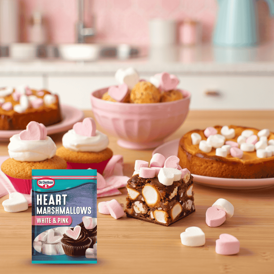 Dr. Oetker Heart Shaped Mallows