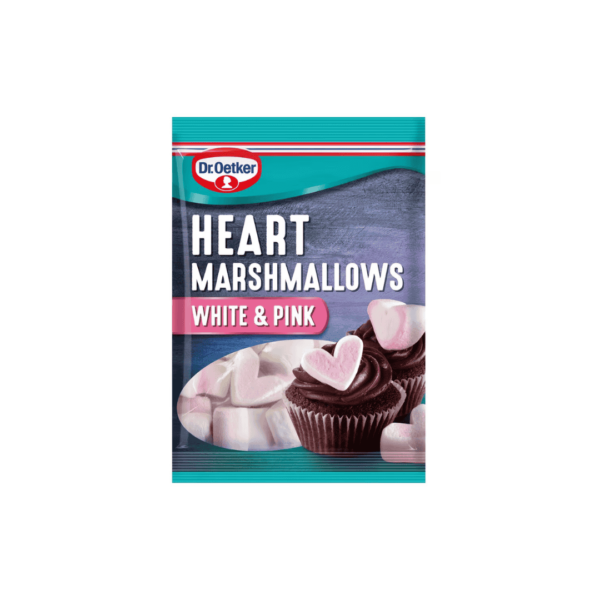 Dr. Oetker Heart Shaped Mallows 100g