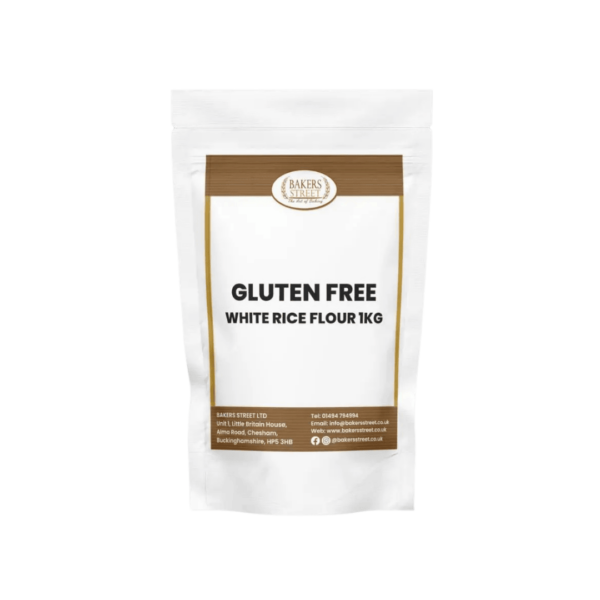 Bakers Street Gluten Free White Rice Flour 1Kg
