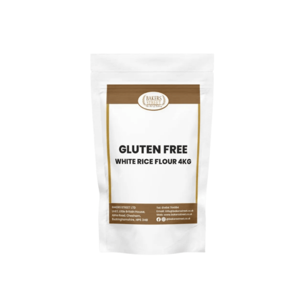 Bakers Street Gluten Free White Rice Flour 4Kg