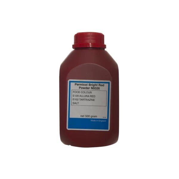 Permicol BBA Bright Red Food Colouring Powder 500g