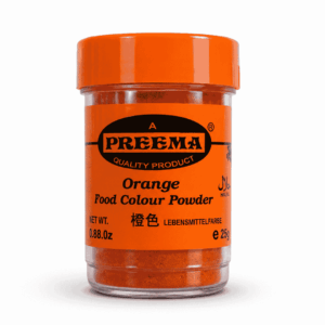 Preema Bright Orange Food Colour Powder