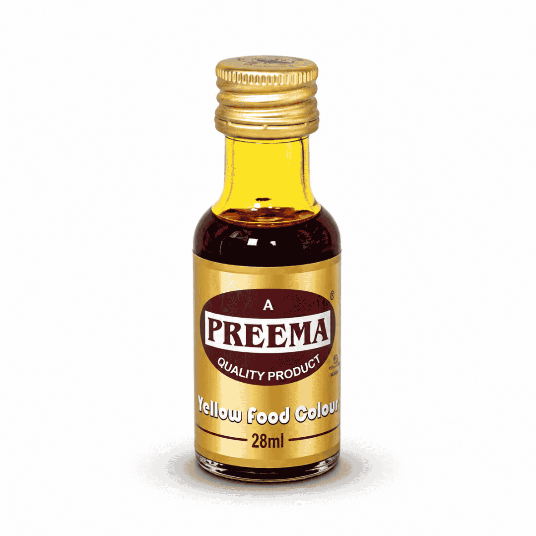 Preema Liquid Food Colour Yellow 28ml