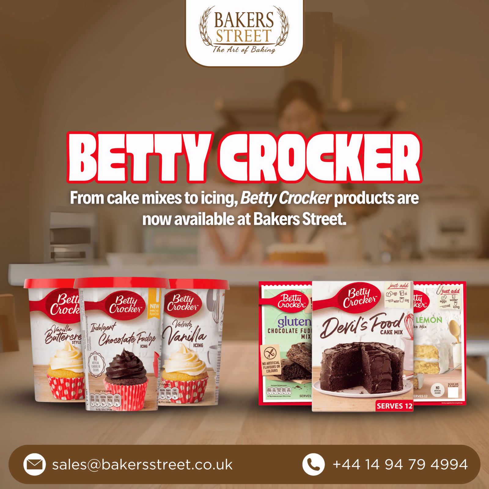 Betty Crocker range