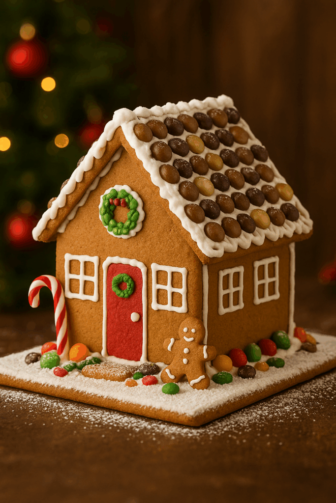Festive Gingerbread House with Dr Oetker Baking Glue