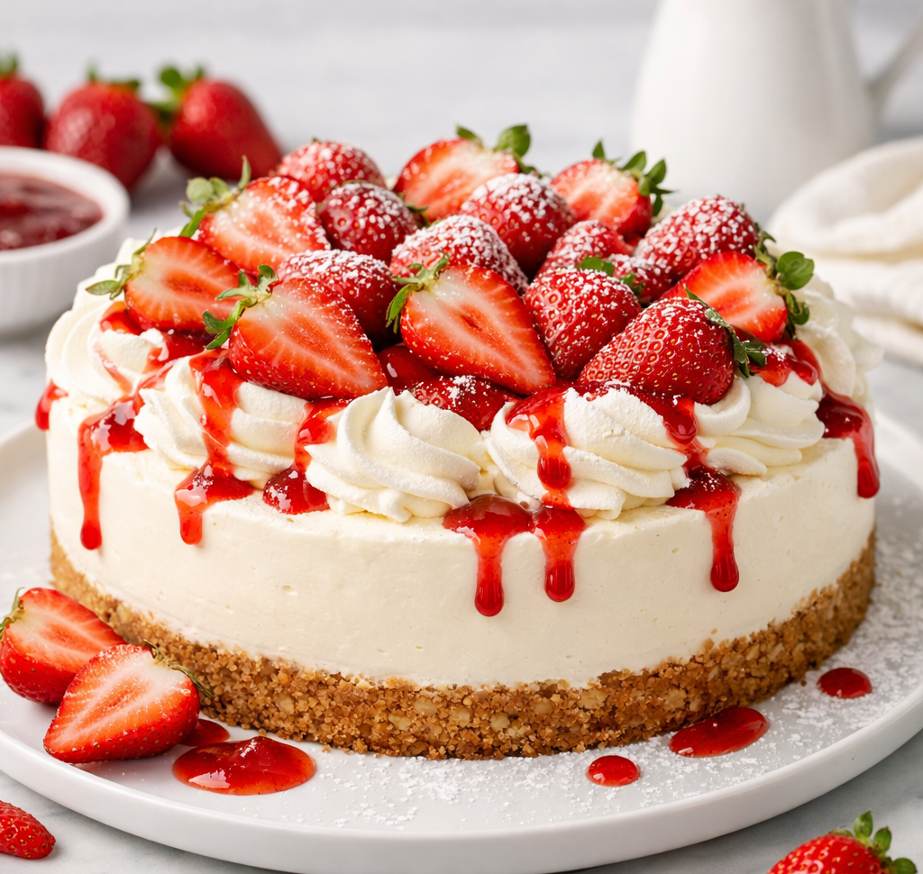 Ultimate Vegan Strawberry Cheesecake Recipe
