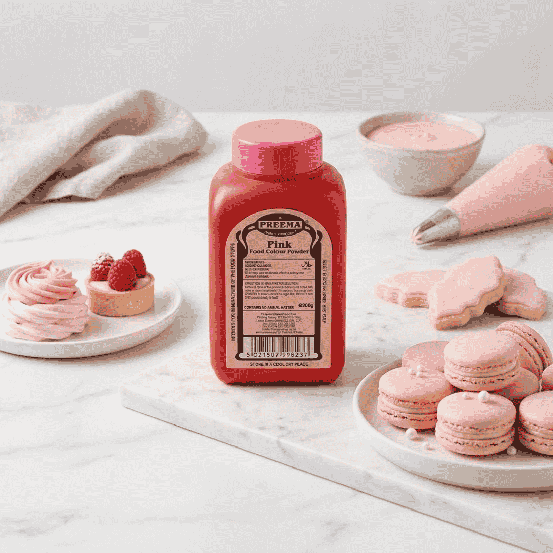 Preema Pink Food Colour Powder